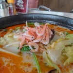 Chuugoku Ramen Sairon - 桜満開のタイミングに桜海老。春だねぇ。