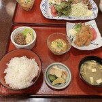 しの八 - 日替わり定食 牡蠣フライ