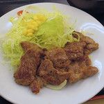 松屋 - 【ランチ】角切りステーキ定食　\690　2012年2月　