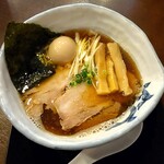 にぼし中華 廣はし - あっさりそば　味玉