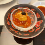 やま中・本店　鮨と日本料理　 - ウニ、いくらの一口寿司