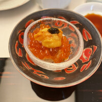 やま中・本店　鮨と日本料理　 - ウニ、いくらの一口寿司