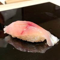 鮨 きよし - 鯵 淡路 柚子胡椒