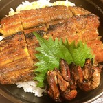 Unagi Kaisen Ryouri Munagi - 限定　上うなぎ丼<一尾>　肝焼入り