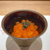名古屋 栄 鮨 栄華 - イクラ　キャビア　小丼
