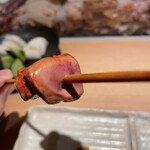 焼鳥 おみ乃 - レバー（断面）