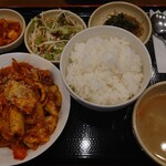 韓国料理 扶餘 - オサムプルゴギ定食
