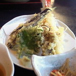 天ぷらのアップ