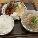 Riyuujimbashi shiyokudou - 豚汁定食870円
