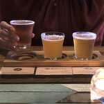 CRAFT KITCHEN Mid.Ru - Beer Flightは3種飲み比べ
