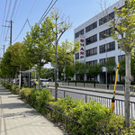 Udon Yukino - 西田辺駅からお店に向かう途中の風景
