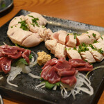 Yakiniku Torishougun - 刺身盛り合わせ