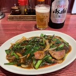 中華料理  代一元 - レバニラ炒め