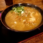 不二屋 - かすカレーうどん