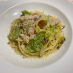 Ris. - パンチェッタと春キャベツのオイルソース