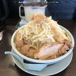Ramen Niton - 豚そば　(野菜マシ　ニンニクマシ　麺360g) 850円