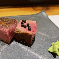 かっぽう寿 - 口いっぱいになる牛肉