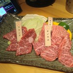 Sumikura - 鳥取和牛希少部位3種盛りランチ