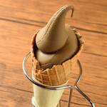 Hojicha soft serve