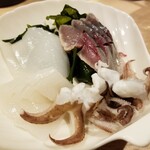 出羽鮨 - 刺盛り。