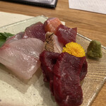 割烹 縮 - 刺身盛り合わせ
