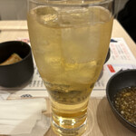 逢酒場 ちろり - ちょい呑みセット　2杯目　ハイボール