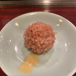 寿し処 春道 - 行者ニンニク団子のもち米蒸し