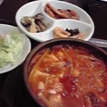 スンドゥブチゲとおかず