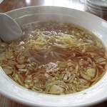 盛 - 素ラーメンのアップ