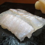 日本橋橘町　都寿司 - みる貝、平目2