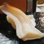 日本橋橘町　都寿司 - みる貝、平目1