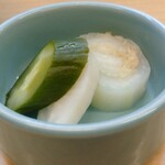 天重 本店 - 漬け物アップ