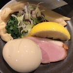 鴨出汁中華蕎麦 麺屋yoshiki - 蛤昆布水の塩つけ蕎麦