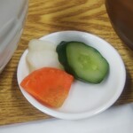 小さな食堂 ヒロ - 漬物 ※拡大(2022.04.26)