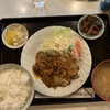 キッチン ボンシェール - 料理写真:豚肉生姜焼き定食800円