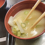 天寶 - 大根、お揚げ、白菜で具沢山