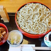 そば会席 立会川 吉田家 - 鴨せいろ