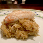 蒼 - ぎゃーーーうめえええええええええ！
                                めっちゃ蟹だあああああ！
                                蟹の味おいしい！米の炊き加減も硬めでうめええ！
                                米自体にも蟹ほぐしたの入ってた！