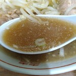 ラーメン二郎 - 攪拌するとこうなる