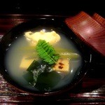斗々屋 - ハマグリの椀、おダシはモチロン！若竹、フキが絶品！