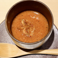 鮨 権左衛門 - 桜海老の茶碗蒸し