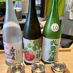 酒と和惣菜　らしく - 地酒飲み比べ