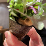 すし処 ひさ田 - ハーブ巻き