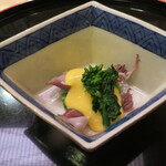 味 ふくしま - 蛍烏賊の黄身酢かけ