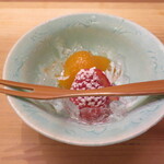 味 ふくしま - 琵琶のコンポートと苺