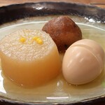 大八 - 大根、ひろうす、たまご