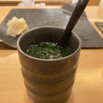 鮨 くぼた - 茶碗蒸し、海苔