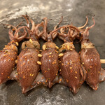 鮨 くぼた - ホタルイカ串