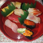 九州料理・京野菜 EZOYA - 特上握り寿し 2,200円(税込)