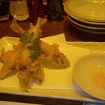 小川の魚 - 稚鮎の天ぷら